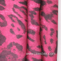 100% Polyster printed chiffon fabricLeopard grain